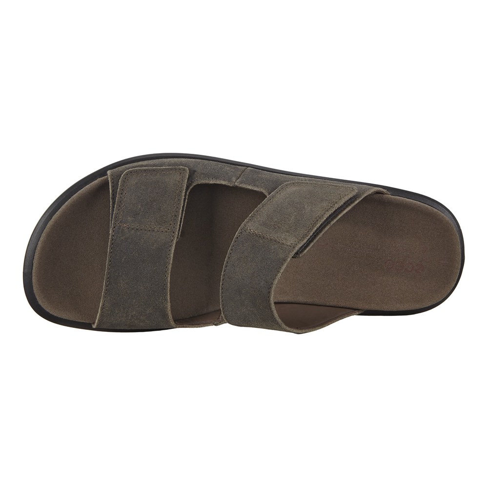 Sandalias Hombre - ECCO Flowt - Grises Oscuro - JCV582061